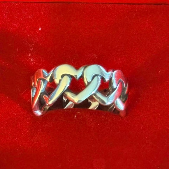 Jewelry - Retired James Avery Sterling Silver Chain of Hearts